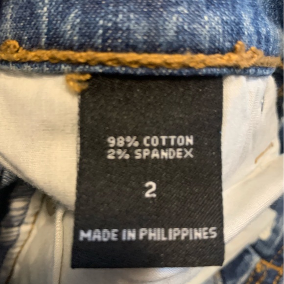 London Jean Premium Denim Flare Leg Jeans Size 2 - Picture 5 of 5